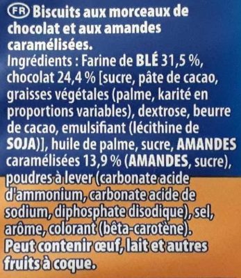 Granola Gros éclats de Chocolat - Ingrédients - fr