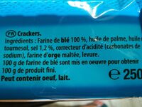 Cracker Premium Saiwa Non Salato - Ingrédients - fr